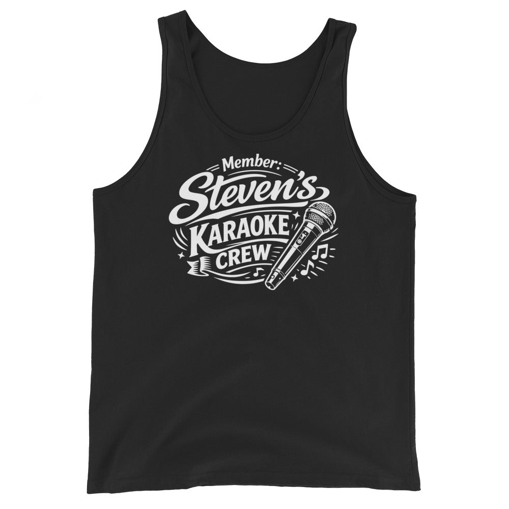 Steven's Karaoke Crew Official Member Design Tank Top