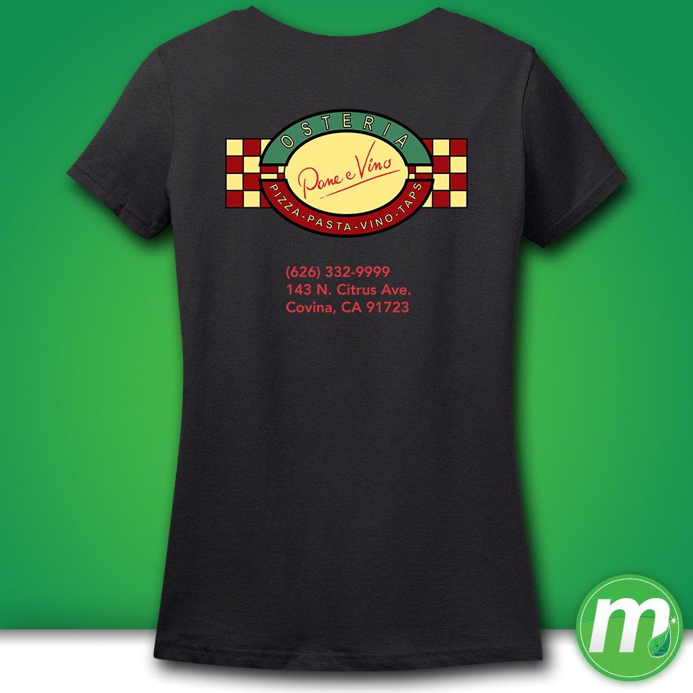Minty Tees work for Pane e Vino